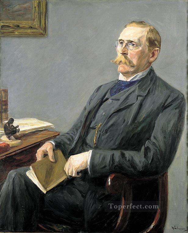 portrait of wilhelm bode 1904 Max Liebermann German Impressionism Oil Paintings